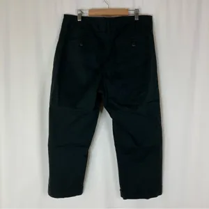Lee Solid Black Capri Just Below The Waist Capri Pants Cotton Womens 14 thumbnail 5
