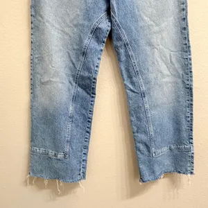 Free People Women's Risk Taker Mid-Rise Straight-Leg Jeans‎ Size 31 thumbnail 13