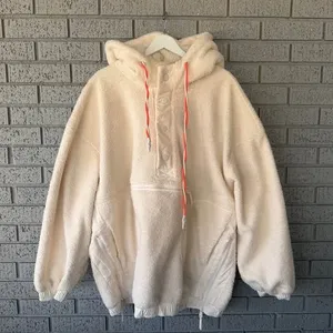 FP Movement Jacket Was She Pullover Fleece Ivory Cream Size Medium thumbnail 5