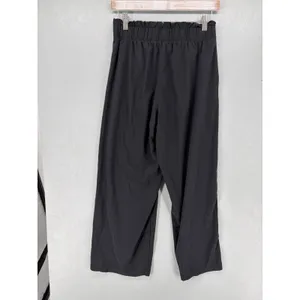JoyLab‎ Womens Pants Black Paperbag Waist Wide Leg Drawstring S thumbnail 3
