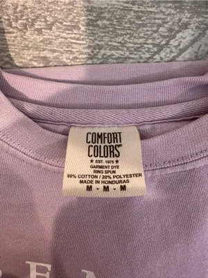 Comfort Colors Lavender 'Rosemary Beach' Crewneck Sweatshirt thumbnail 3