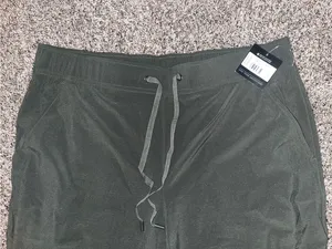 Eddie Bauer Dark Green Women's Jogger Track Pants with Drawstring thumbnail 2