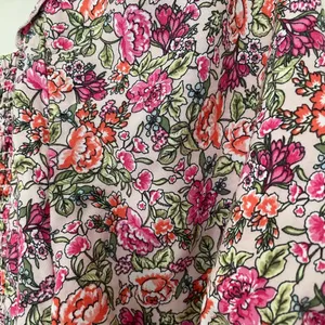 Old Navy Short Sleeve Fit & Flare Dress Sweetheart Neck Pink Ditzy Floral ~ Sz M thumbnail 5