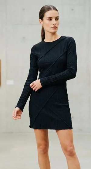 Zara Black Mini Dress Size S - Little Black Dress thumbnail 1