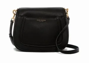Marc Jacobs Empire City Mini Messenger Leather‎ Crossbody Bag, Black thumbnail 1