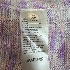 We The Free People Top Womens Medium Open Knit Spaced Out‎ Scoop Neck Thumbholes thumbnail 13