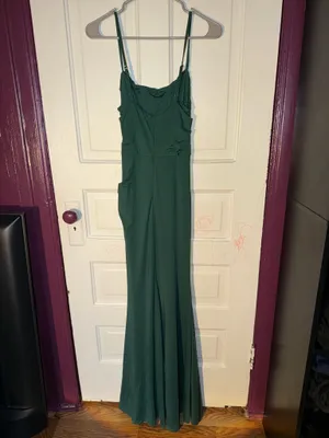 Amazon Bodycon, Ruched, Spaghetti Strap, Mermaid, Elegant Dress thumbnail 4