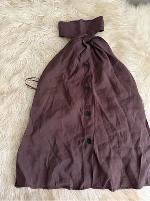 ZARA Women’s Brown Halter Neck Button-Front Top thumbnail 9
