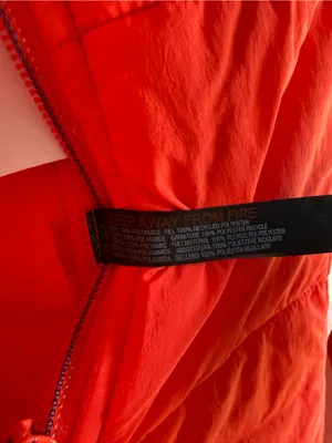 NWT FP Movement Pippa Packable Puffer Suit, Size Small, Orange Quilted Winter thumbnail 7