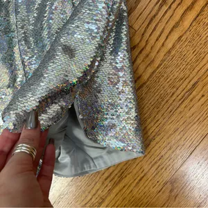 Akira | Holiday Sequin Fitted Big Booty Shorts NWT Size S thumbnail 14