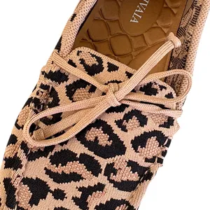 VIVAIA Jackie Square Toe Loafers Animal Print Size 9.5 Slip On Flats thumbnail 8