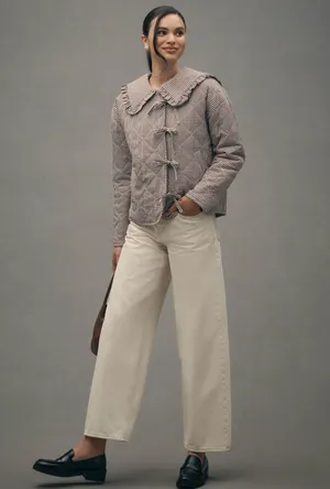 Anthropologie Maeve Collared Quilted Jacket NWT thumbnail 2