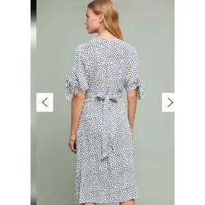 FAITHFULL THE BRAND Women's Blue Rae Casual Floral Print Nina Midi Dress Size 4 thumbnail 3