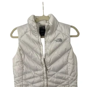 The North Face Jacket Coat 550 White Down Puffer Vest Size Women's XS thumbnail 6