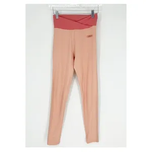 Bo+Tee High Rise Crossover Waist‎ Active Leggings Women's XS Pilates Princess thumbnail 2