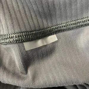TNA Charcoal Grey High-Waisted Ribbed Leggings thumbnail 5