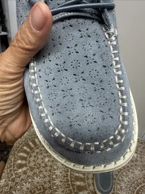 Hey Dude Gray Suede Perforated Boho Chukka Boots thumbnail 3