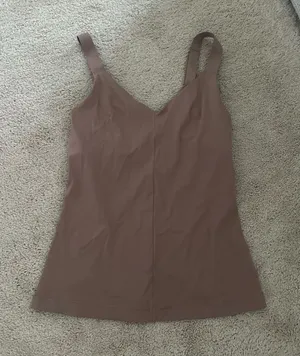 lululemon athletica Brown V-Neck Tank Camisole thumbnail 1
