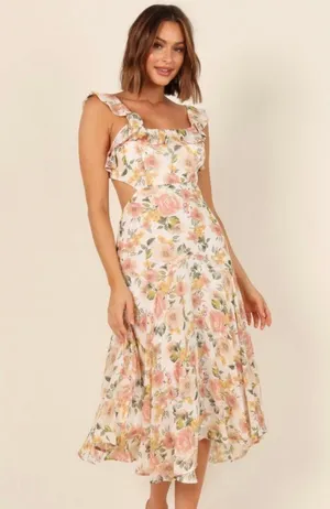 Petal & Pup Floral Midi Dress thumbnail 1