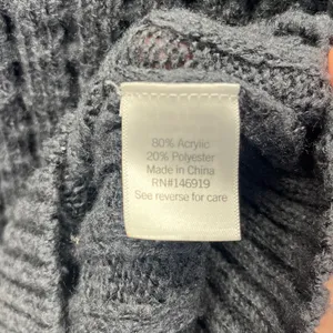 Imperfect‎ SO knit sweater fuzzy ribbed hem neck cuff casual office thumbnail 7