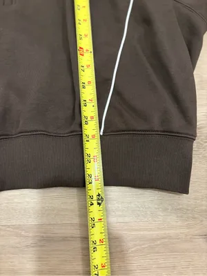 Baleaf Dark Brown Half-Zip Bomber Pullover thumbnail 5
