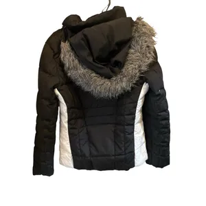 Calvin Klein Black and White Puffer Jacket thumbnail 4