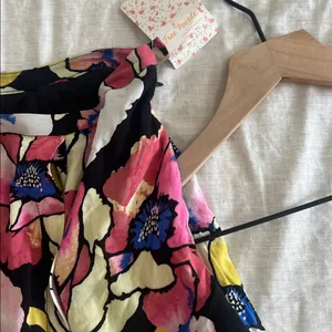 NWT‎ Free People Maxi Skirt Side Slit Flowy Size 8 thumbnail 8