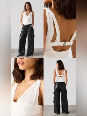 NWT Steve Madden Addisyn Top in Antique White Size Small thumbnail 6