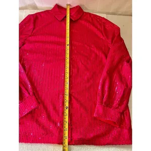 Swiftie Era’s Tour Inspo Jacket! Hot Pink Sequined Jacket Size Medium! thumbnail 6