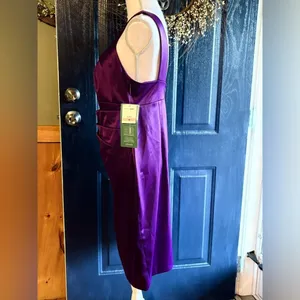 Plum Purple J. Taylor Formal Dress size 10 NWT thumbnail 3