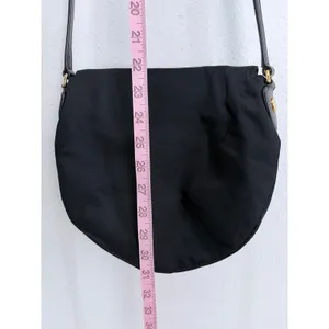 Marc Jacobs Crossbody Bag Black Nylon Leather Trim Gold Hardware OS thumbnail 12