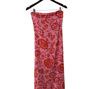 NWT 12TH TRIBE Mon Cherie Floral Strapless Maxi Dress thumbnail 9