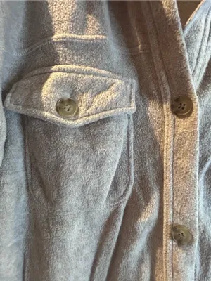 32 Degrees Beige Heather Button-Front Women’s Shirt Jacket thumbnail 3