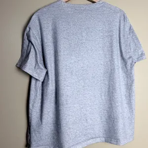 Y2K Punk Graphic T-Shirt Medium Gray Edgy Street Grunge Grillz Oversized thumbnail 3