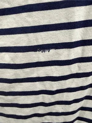 Lilly Pulitzer Navy and White Striped Long Sleeve Boatneck Top Size small thumbnail 4