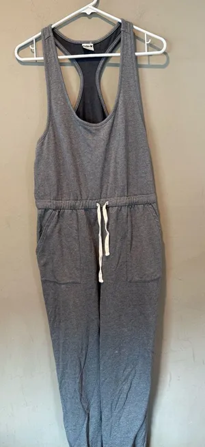 HURLEY Casual Gray Racerback Jumpsuit thumbnail 1