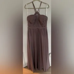 Azazie Spaghetti strap Dress in Dusk thumbnail 3