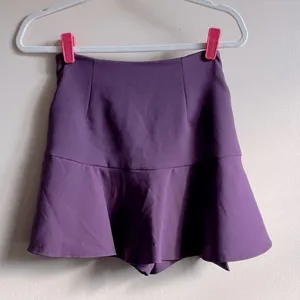 Zara purple skort thumbnail 3