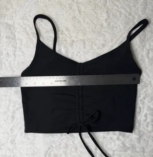 Beyond Yoga Space Dye Tank crop with ruching  thumbnail 7