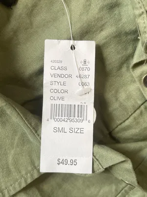 Wasson Military- Olive Snap Shirt Jacket thumbnail 5