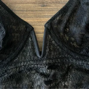Free People Black Tameeka Lace Underwire Bra Size Size Small NWT thumbnail 2