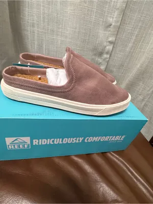 Reef Coastal Breeze Leather Mule in Pale Mauve thumbnail 7
