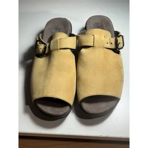 Mephisto Clogs Shoes Women Size 36 US 6 Suede Open Toe Comfortable Buckle thumbnail 2