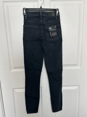 Paige Women's Margot Ankle Skinny Jeans Transcend High Rise Dark Blue Size 23 thumbnail 2