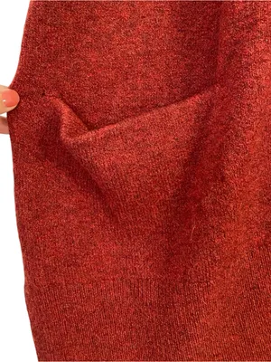 Madewell Cozy Cardigan Open-Front Rust Sweater Oversized Size XS NWT thumbnail 5