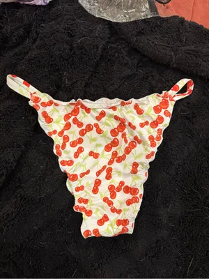 Dippin' Daisy's Lucca Cheeky Bikini Bottoms - Cherry Print thumbnail 4