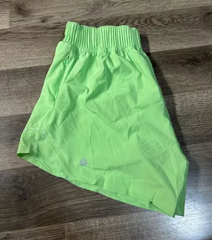 Green Lululemon Hotty Hot Shorts thumbnail 1