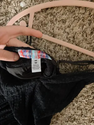 Urban Outfitters Black Lace Romper thumbnail 2