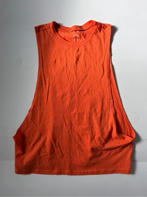 Urban Outfitters Orange Oversized Muscle Tank Top Small NWOT thumbnail 2