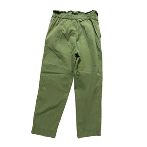 Madewell Double Button Tapered High Rise Pants sz‎ 2 paper bag waist thumbnail 5